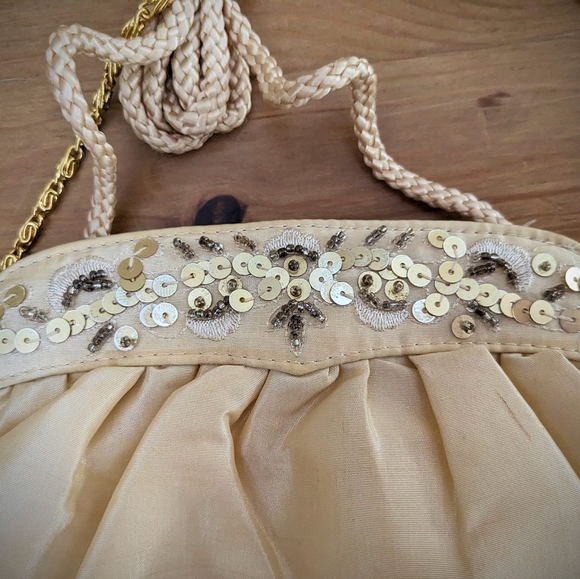 Vtg Nylon Evening Bag - Picture 3 of 7